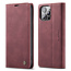 CaseMe - Telefoonhoesje geschikt voor Apple iPhone 15 Plus - Wallet Book Case - Met Magnetische Sluiting - Rood