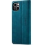 CaseMe - Telefoonhoesje geschikt voor Apple iPhone 15 - Wallet Book Case - Met Magnetische Sluiting - Blauw