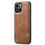 CaseMe - Telefoonhoesje geschikt voor iPhone 15 Plus - Bookcover - Met Afneembare Magneet-backcase - Ming Serie - Bruin