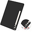 Case2go - Tablet hoes geschikt voor Samsung Galaxy Tab S9 Plus  (2023) - Auto Wake/Sleep functie - Tri-Fold Book Case met penhouder -Zwart
