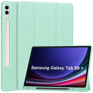 Cover2day Tablet hoes geschikt voor de Samsung Galaxy Tab S9 Plus (2023) - Mint Groen