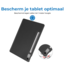 Tablet hoes geschikt voor Samsung Galaxy Tab S9 Ultra (2023) - Auto Wake/Sleep functie - Tri-Fold Book Case met penhouder - Zwart
