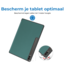 Tablet hoes geschikt voor Samsung Galaxy Tab S9 Ultra (2023) - Auto Wake/Sleep functie - Tri-Fold Book Case met penhouder - Donker Groen