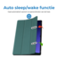 Tablet hoes geschikt voor Samsung Galaxy Tab S9 Ultra (2023) - Auto Wake/Sleep functie - Tri-Fold Book Case met penhouder - Donker Groen