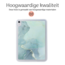 Hoozey - Back Cover voor Apple iPad 10 (2022) - 10.9 inch - Tablet hoes - Marmer print - Groen