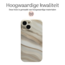 Hoozey - Hoesje geschikt voor Apple iPhone 14 Plus - Marble Print - Licht Bruin