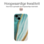 Hoozey - Hoesje geschikt voor Apple iPhone 14 Plus - Marble Print - Groen
