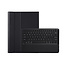 Case2go - Bluetooth Toetsenbord voor Samsung Galaxy Tab S9 Plus/S9 FE Plus (2023) - Met stylus pen houder - QWERTY Keyboard case - Zwart