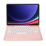 Bluetooth Toetsenbord voor Samsung Galaxy Tab S10 Plus / Tab S9 Plus / Tab S9 FE Plus - 12.4 Inch - Met stylus pen houder - QWERTY Keyboard case - Roze