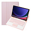 Cover2day - Bluetooth Toetsenbord voor Samsung Galaxy Tab S9 (2023) - Met stylus pen houder en Touchpad - QWERTY Keyboard case - Roze