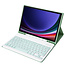Cover2day - Bluetooth Toetsenbord voor Samsung Galaxy Tab S9 (2023) - Met stylus pen houder - QWERTY Keyboard case - Mint Groen