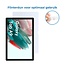 Case2go - Tablet Screenprotector geschikt voor Samsung Galaxy Tab A9 - 8.7 Inch - Tempered Glass - Case Friendly - Transparant