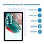 Case2go - Tablet Screenprotector geschikt voor Samsung Galaxy Tab A9 - 8.7 Inch - Tempered Glass - Case Friendly - Transparant