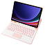 Cover2day - Bluetooth Toetsenbord voor Samsung Galaxy Tab S9 (2023) - Met stylus pen houder en Touchpad - QWERTY Keyboard case - Roze