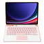 Cover2day - Bluetooth Toetsenbord voor Samsung Galaxy Tab S9 (2023) - Met stylus pen houder en Touchpad - QWERTY Keyboard case - Roze