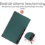 Hoozey - Book Case voor Samsung Galaxy Tab S9 Plus (2023) - 12.4 inch - Tablet hoes - Donker Groen