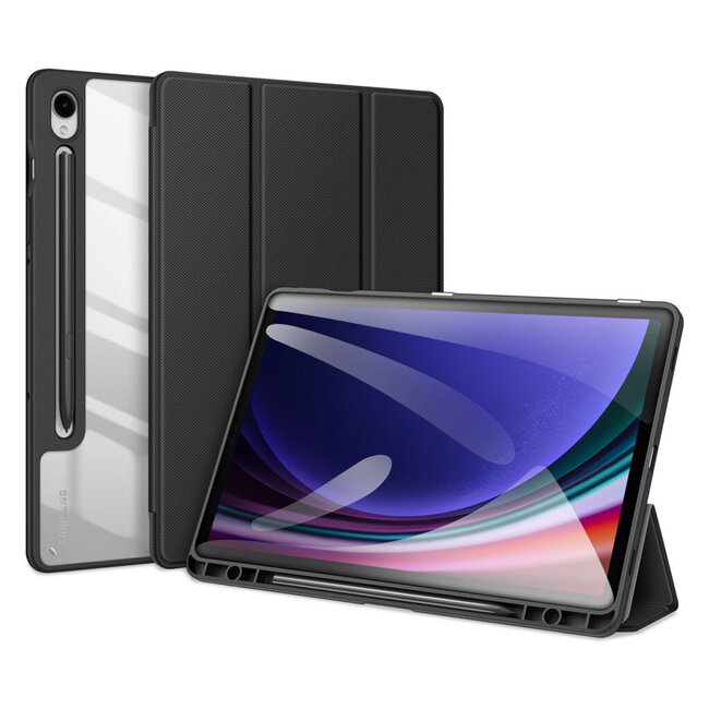 Samsung Galaxy Tab S9 FE (2023) - Toby Series - Tri-Fold Book Case - Zwart