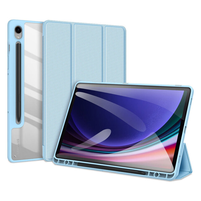 Samsung Galaxy Tab S9 FE (2023) - Toby Series - Tri-Fold Book Case - Licht Blauw