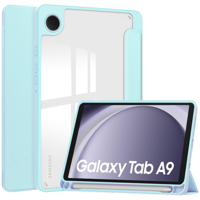 Tablet hoes geschikt voor de Samsung Galaxy Tab A9 (2023) - Licht Blauw