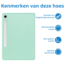 Tablet hoes geschikt voor de Samsung Galaxy Tab S9 FE (2023) - Grijs