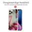 Hoozey - Hoesje geschikt voor Apple iPhone 15 Pro - Pearl Case - Donker Roze