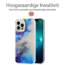 Hoozey - Hoesje geschikt voor Apple iPhone 15 Pro - Pearl Case - Paars / Blauw