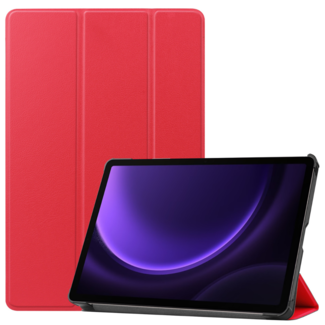 Cover2day Tablet hoes geschikt voor de Samsung Galaxy Tab S9 FE - Rood