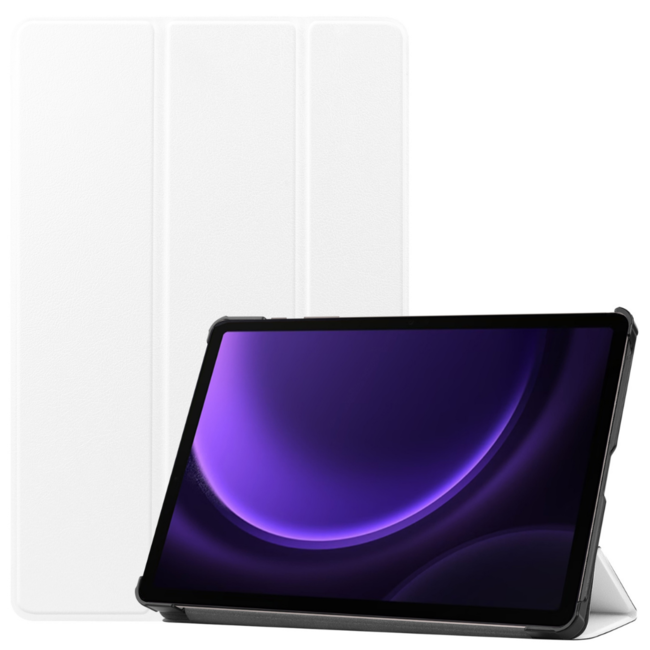 Tablet hoes geschikt voor de Samsung Galaxy Tab S9 FE - Wit