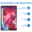 Tablet hoes geschikt voor de Samsung Galaxy Tab S9 FE - Galaxy