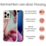 Hoozey - Hoesje geschikt voor Apple iPhone 15 Plus - Pearl Case - Donker Roze