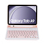 Case2go - Bluetooth Toetsenbordcase voor Samsung Galaxy Tab A9 (2023) - Met stylus pen houder - QWERTY Keyboard case - Roze