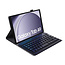 Case2go - Bluetooth Toetsenbordcase geschikt voor Samsung Galaxy Tab A9 (2023)  -  QWERTY Keyboard case - Donker Blauw