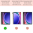 Hoozey - Book Case voor Samsung Galaxy Tab S9 (2023) - 11 inch - Sleep cover - Marmer print - Groen