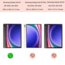 Hoozey - Book Case voor Samsung Galaxy Tab S9+ (2023) - 12.4 inch - Sleep cover - Marmer print - Blauw / Roze