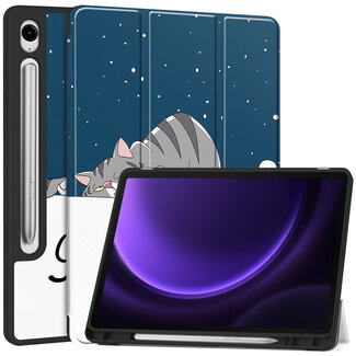Cover2day Tablet hoes geschikt voor de Samsung Galaxy Tab S9 FE (2023) - Good Night