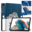 Tablethoes en Screenprotector geschikt voor Samsung Galaxy Tab A9 Plus (2023) - Tri-fold hoes met Auto/Wake functie - Goodnight