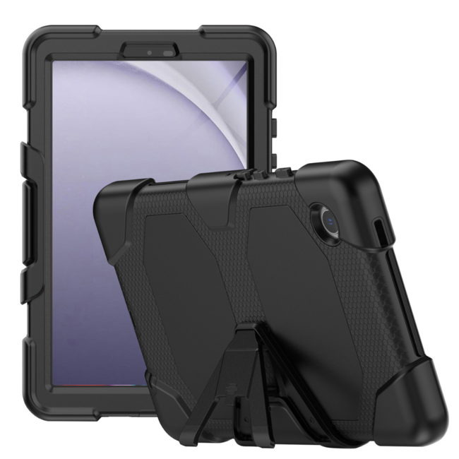 Tablet Hoes geschikt voor Samsung Galaxy Tab A9 (2023) - Extreme Armor Case - Zwart