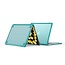 Case2go - Hoes voor Macbook Air 15 Inch (2023) - 360 Bescherming - Click on - Lichtblauw