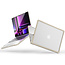 Case2go - Hoes voor Macbook Pro 16 Inch (2021 & 2023) - 360 Bescherming - Hardcase - Beige