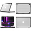 Case2go - Hoes voor Macbook Pro 16 Inch (2021 & 2023) - 360 Bescherming - Hardcase - Transparant