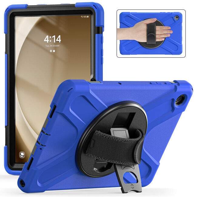 Tablet hoes geschikt voor de Samsung Galaxy Tab A9 Plus - Blauw