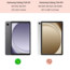 Tablet hoes geschikt voor de Samsung Galaxy Tab A9 (2023) - Blauw / Roze