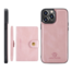 CaseMe - Telefoonhoesje geschikt voor Apple iPhone 15 Pro Max - Back Cover - Met Magnetische Pasjeshouder - Roze