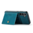 CaseMe - Telefoonhoesje geschikt voor Samsung Galaxy S24 Plus - Back Cover - Met Magnetische Pasjeshouder - Blauw