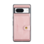 CaseMe - Telefoonhoesje geschikt voor Google Pixel 8a - Back Cover - Met Magnetische Pasjeshouder - Roze