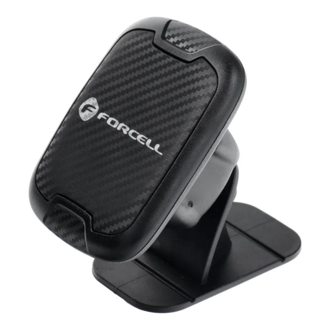 Forcell - Magnetische Telefoon houder voor in Auto - 360 Draaibaar - Zwart/Carbon