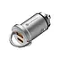 Forcell - F-Energy Mini - Adapter geschikt voor USB-A en USB-C - 60 W Compacte Autolader - Zilver