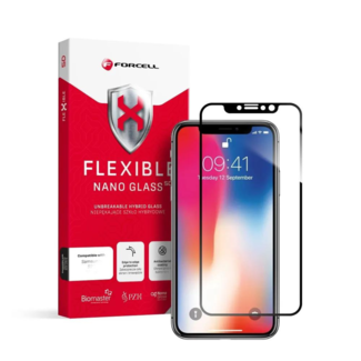 Forcell Forcell - Full cover screenprotector geschikt voor Apple iPhone X / XS - 5D Tempered Glass - Trasparant