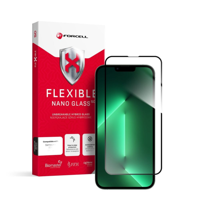 Forcell - Full cover screenprotector geschikt voor Apple iPhone 12 Pro Max - 5D Tempered Glass - Trasparant