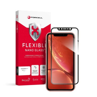 Forcell Forcell - Full cover screenprotector geschikt voor Apple iPhone XR / 11 - 5D Tempered Glass - Trasparant
